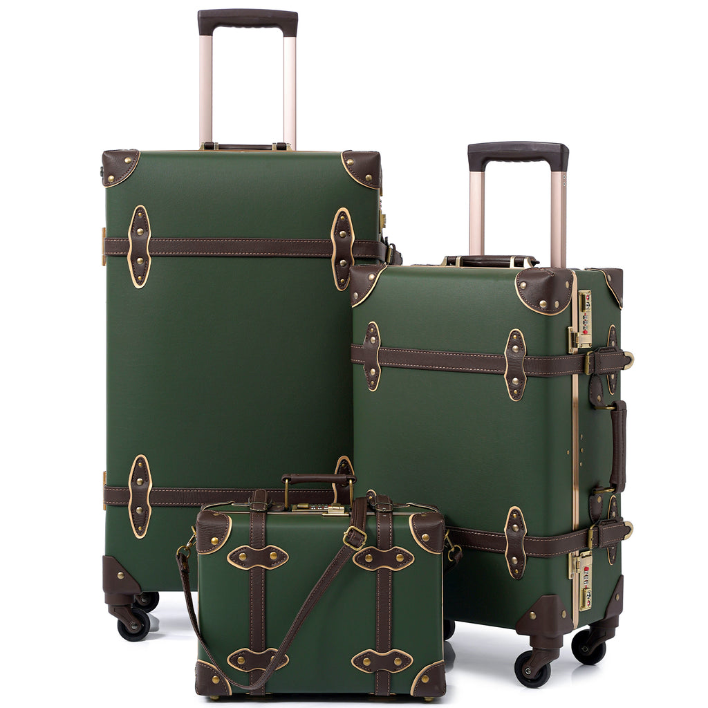 urecity Vintage Luggage Sets of 3 Pieces Travel in Style urecity luggage